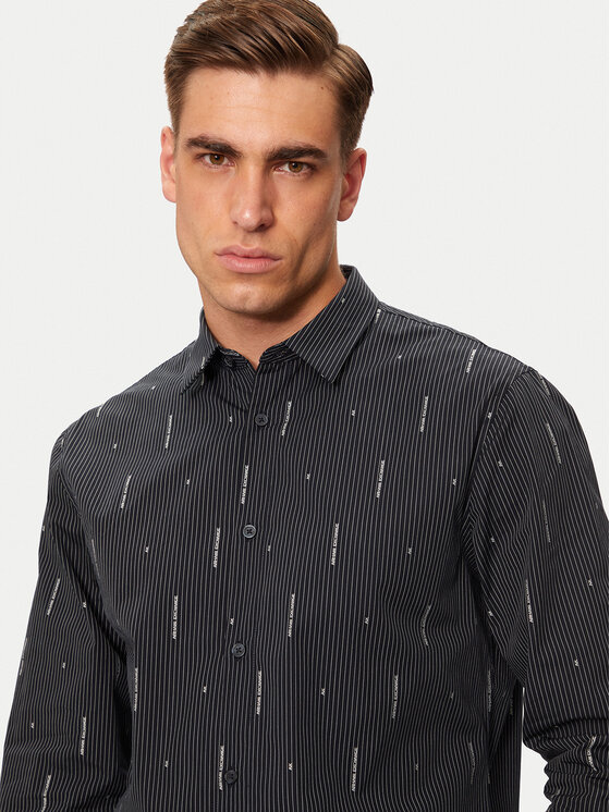 Armani Exchange Armani Exchange Košulja 6DZC06 ZN5DZ 55JX Tamnoplava Regular Fit