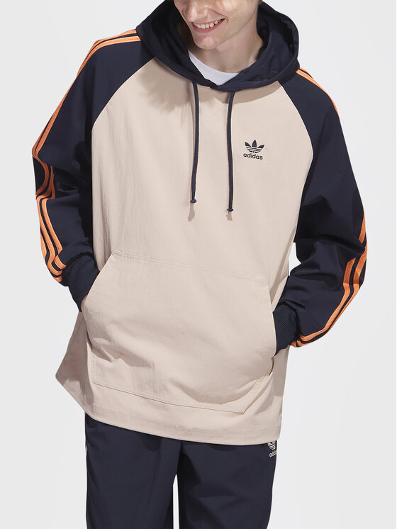 adidas adidas Bluza SST Hooded Windbreaker IC5537 Brązowy Regular Fit
