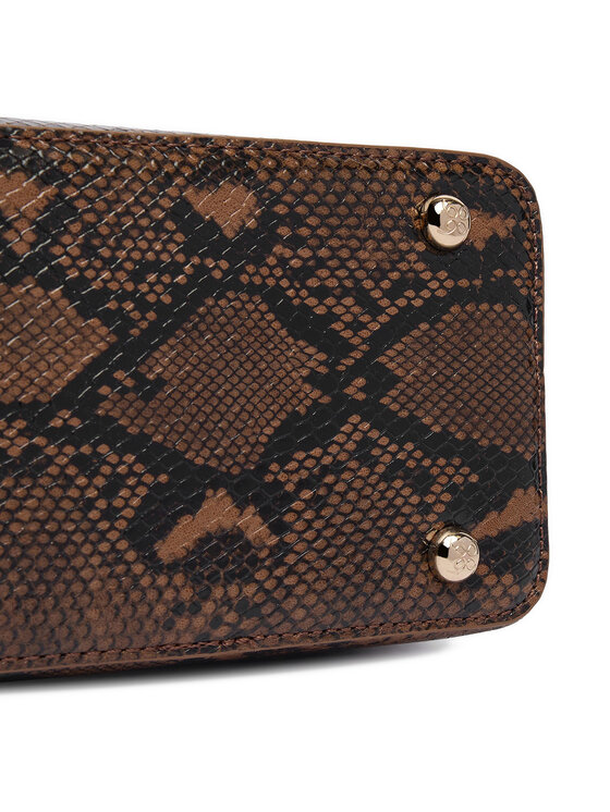 Nine West Nine West Ročna torba EO-CITY GRACE-LDA9420 SNAKE Rjava