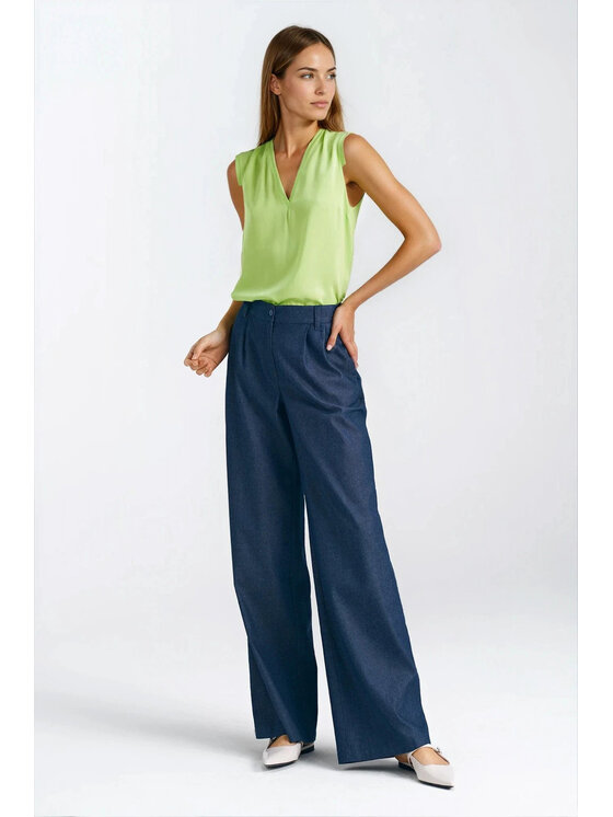 NIFE NIFE Halenka B209 Zelená Regular Fit