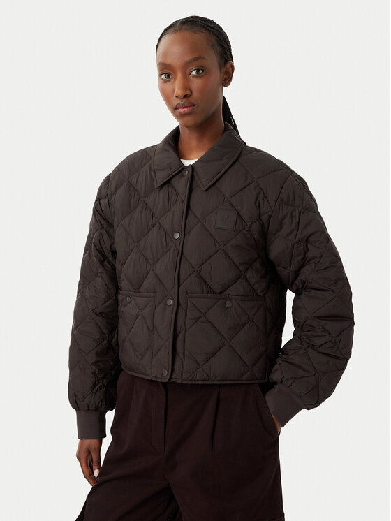 Calvin Klein Jeans Преходно яке LV047G509G Тъмнокафяв Regular Fit