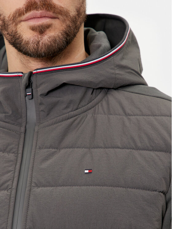 Tommy Hilfiger Tommy Hilfiger Jopa Mix Media MW0MW34211 Siva Regular Fit