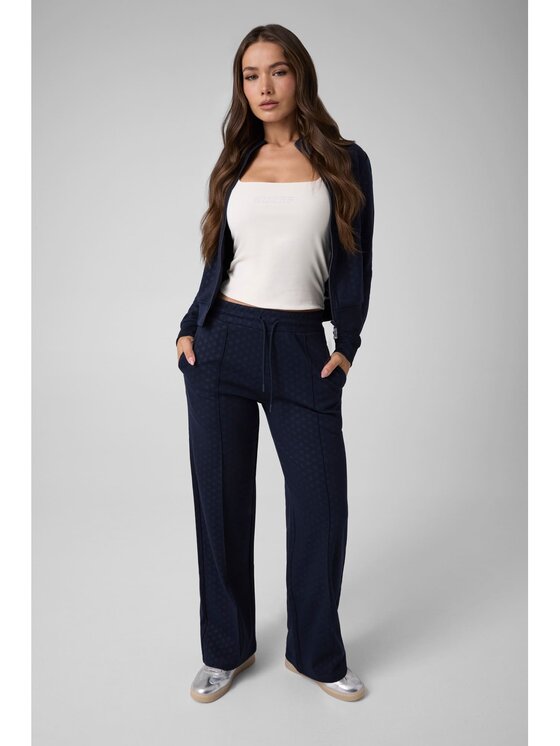 Guess Guess Spodnie materiałowe 183763 Niebieski Classic Fit