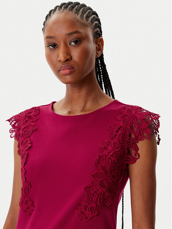 Morgan Morgan Bluse 252-DFLOWER Rot Regular Fit