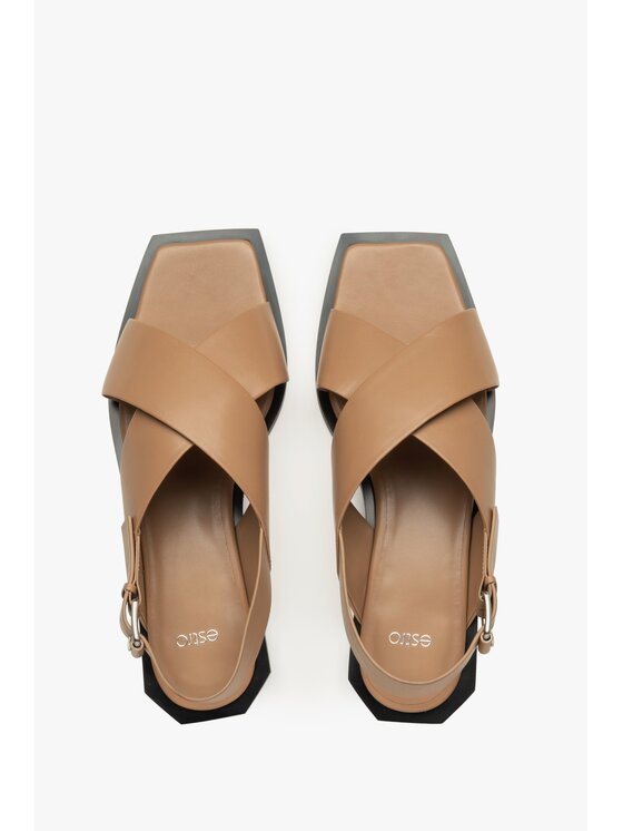 Estro Estro Σανδάλια ER00114731 Καφέ