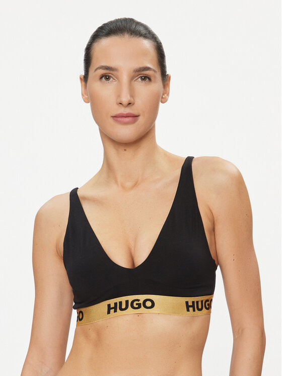 Hugo Podprsenka Bralette Sporty 50495867 Čierna