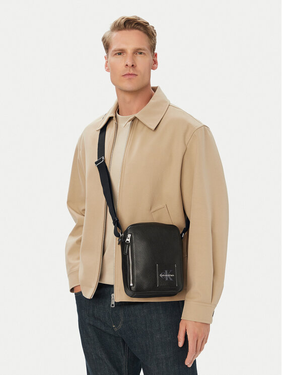 Calvin Klein Calvin Klein Τσαντάκι Bold Pebble Simple Reporter LV04D3623G Μαύρο