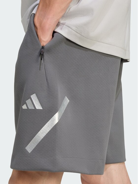 adidas adidas Szorty sportowe 154577 Szary Regular Fit