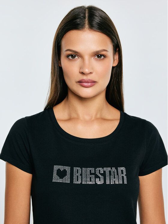 BIG STAR BIG STAR T-Shirt AVRA Czarny Basic Fit