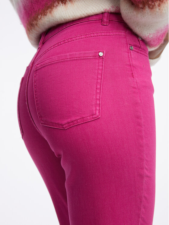 Orsay Orsay Jeansy 314096317000__42 Różowy Slim Fit