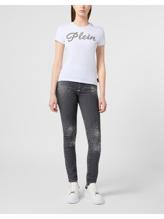 PHILIPP PLEIN PHILIPP PLEIN Jeggings 31205 Grigio Jegging Fit