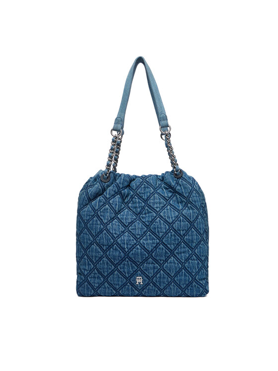 Tommy Hilfiger Tommy Hilfiger Torbica Th Feminine Tote Denim AW0AW18866 Plava