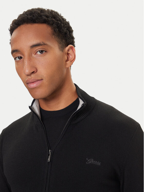 Guess Guess Kardigán M5YR28 Z0122 Fekete Slim Fit