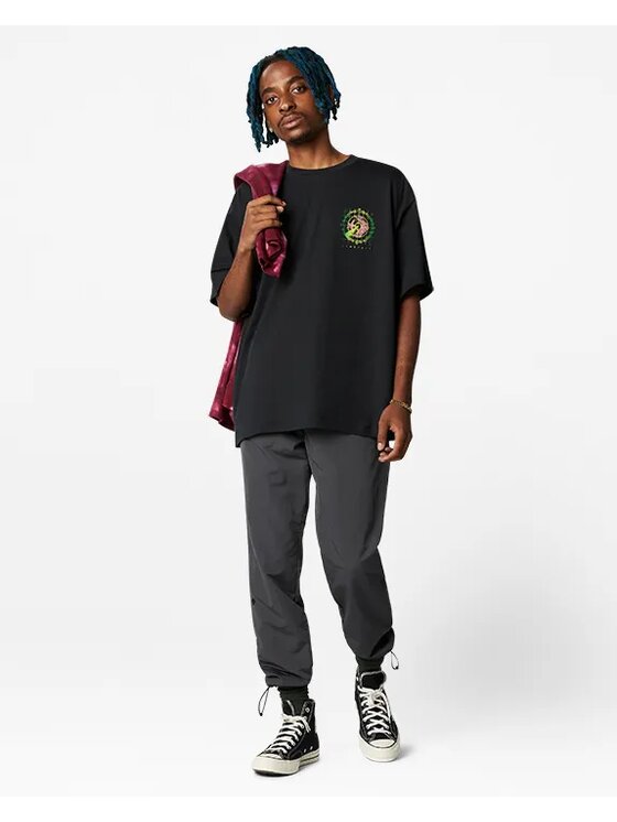 Converse Converse T-Shirt Satellite Czarny Regular Fit