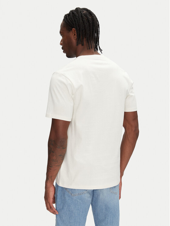 Wrangler Wrangler Tričko Americana 112362791 Écru Regular Fit