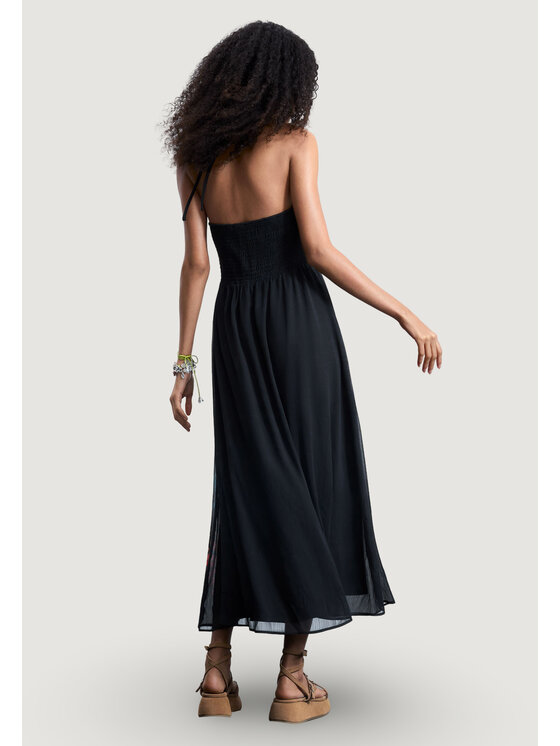 Desigual Desigual Vestito da giorno VEST_SWIM-DAIKIRI HALTER Nero Casual Fit