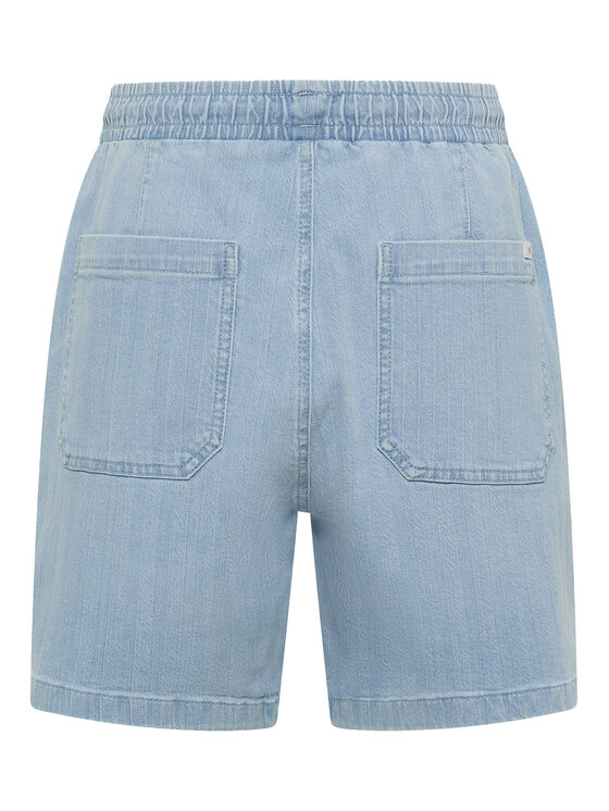 Mustang Mustang Pantaloncini di jeans Prague 1016652 Blu Loose Fit
