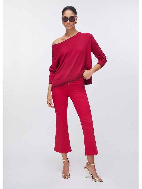 Liu Jo Liu Jo Maglione WA6283MS49I91955 Rosso Regular Fit
