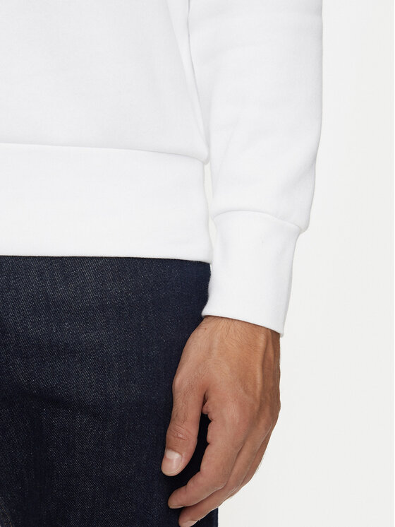 Calvin Klein Calvin Klein Pulóver Striped Logo K10K113552 Fehér Regular Fit