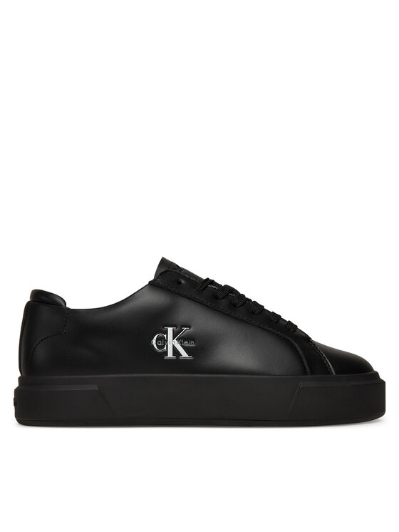 Calvin Klein Calvin Klein Сникърси Basket Cupsole Laceup Lth Ml YW0YW01945 Черен
