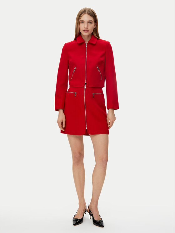 Morgan Morgan Marynarka 241-VADA Czerwony Straight Fit