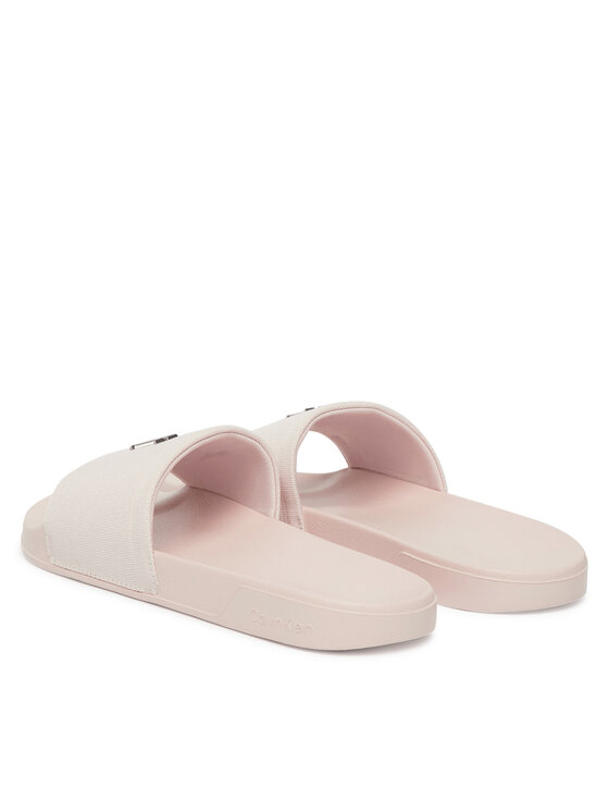 Calvin Klein Calvin Klein Klapki Ess Slide Canvas Hdw HW0HW02960 Beżowy