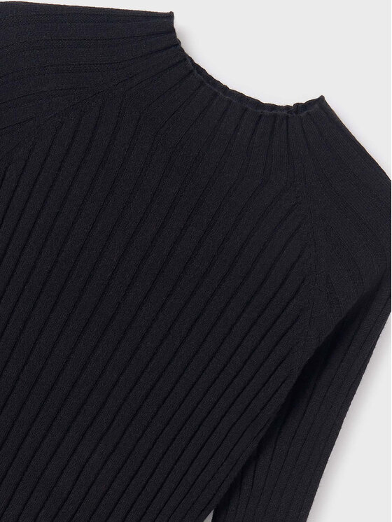 Mayoral Mayoral Rollkragenpullover 7.040 Schwarz Regular Fit
