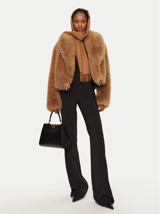 YES LONDON YES LONDON Pelliccia ECO/026 Marrone Regular Fit