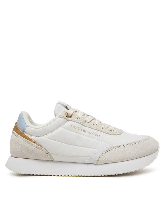 Damskie Sneakersy Tommy Hilfiger, Rozmiar 37, Białe, Essential Runner FW0FW08332