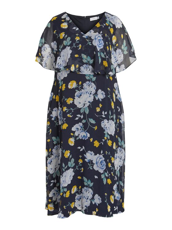 Evoked Vila Evoked Vila Vsakodnevna obleka 14083437 Modra Relaxed Fit