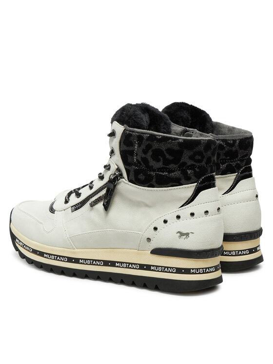 Mustang Mustang Schnürschuhe 1364-503 Weiß