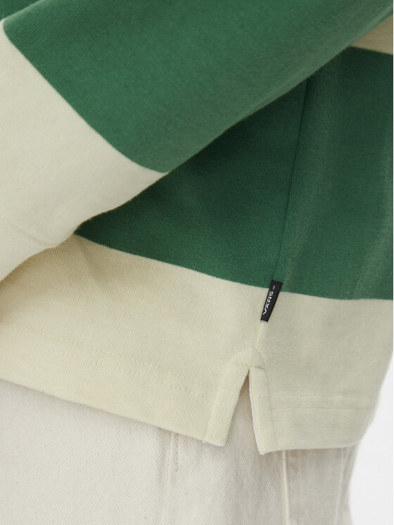 Vans Vans Poloshirt Ward Stripe VN000KU8 Grün Regular Fit