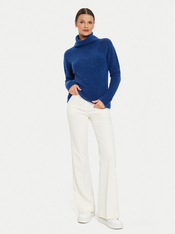 Kontatto Kontatto Rollkragenpullover 3M0233 Dunkelblau Regular Fit