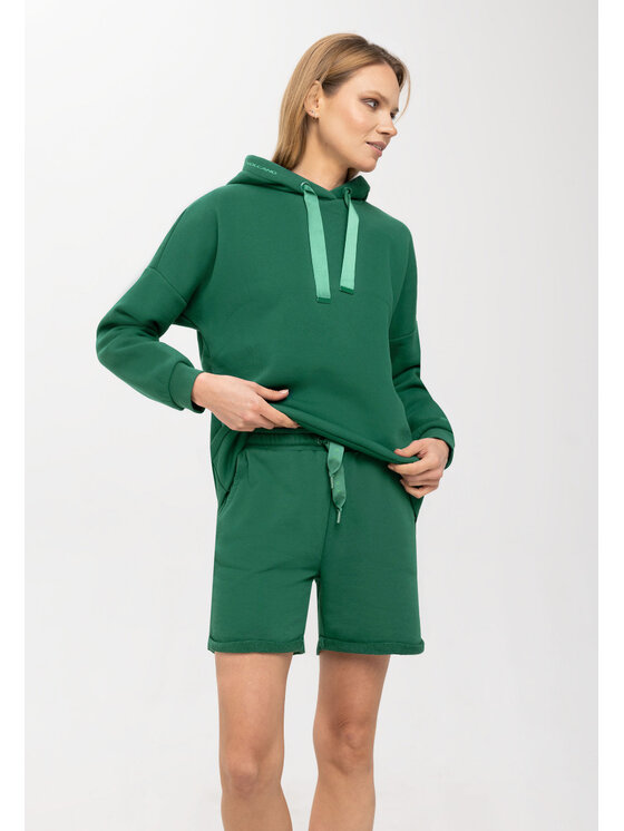 Volcano Volcano Szorty N-MERY Zielony Comfort Fit