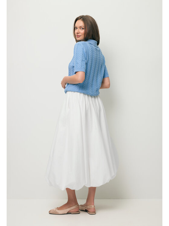 BIZUU BIZUU Maxi sukně NUBE Bílá Standard Fit