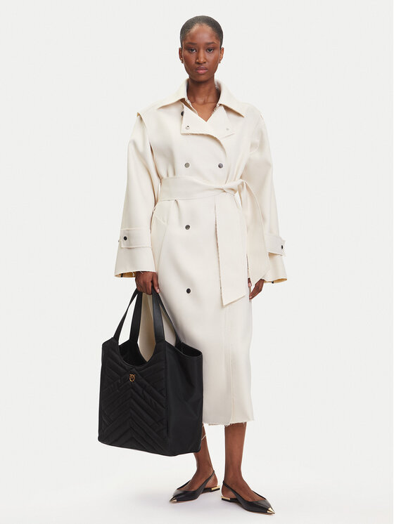 PINKO PINKO Ročna torba Tote Bag Puzzle 104536 A1EU Z99Q Črna