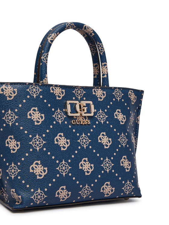 Guess Guess Geantă Emelie Logo Mini HWGP99 28750 Bleumarin