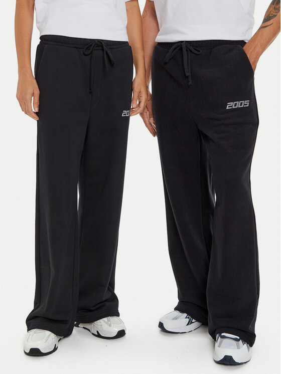 2005 2005 Teplákové kalhoty Unisex Cascade Černá Relaxed Fit