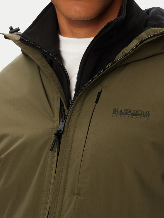 Napapijri Napapijri Übergangsjacke A-Tundra Wint 1 NP0A8928 Khakifarben Regular Fit
