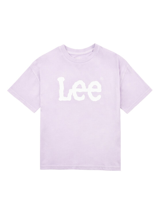 Lee Lee T-särk Overdye LEG5080 Lilla Regular Fit