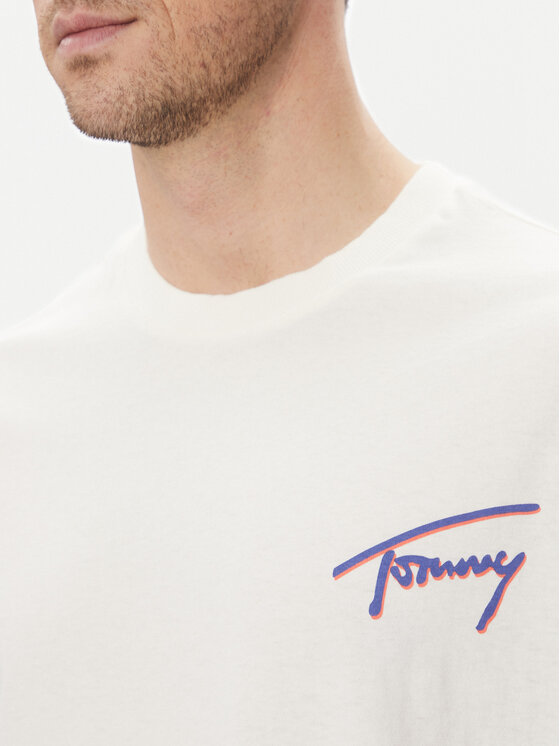 Tommy Jeans Tommy Jeans T-shirt Faded Graphic DM0DM20768 Bijela Relaxed Fit