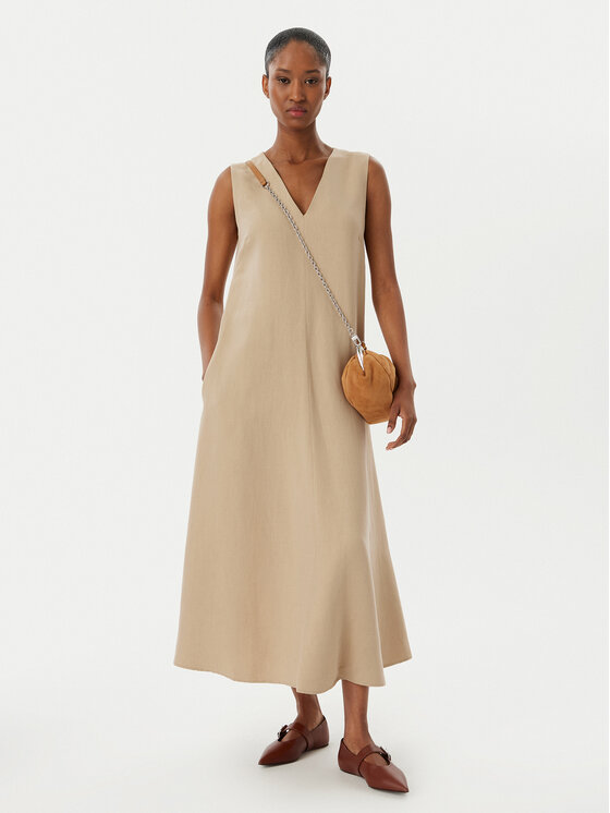 Weekend Max Mara Weekend Max Mara Φόρεμα καθημερινό Egoista 2515221072 Μπεζ Regular Fit