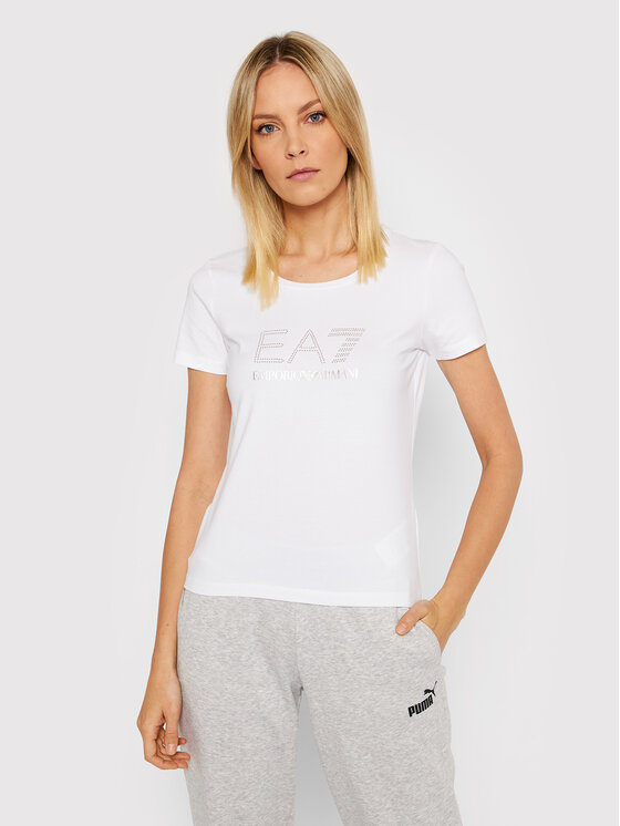 T-shirt 3LTT17 TJFKZ 1100 Bianco Regular Fit