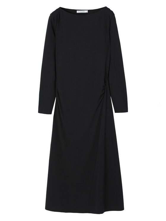 TATUUM TATUUM Sukienka dzianinowa GARANA Czarny Flare Fit