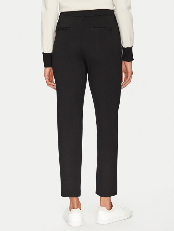 Olsen Olsen Riidest püksid 14002255 Must Regular Fit
