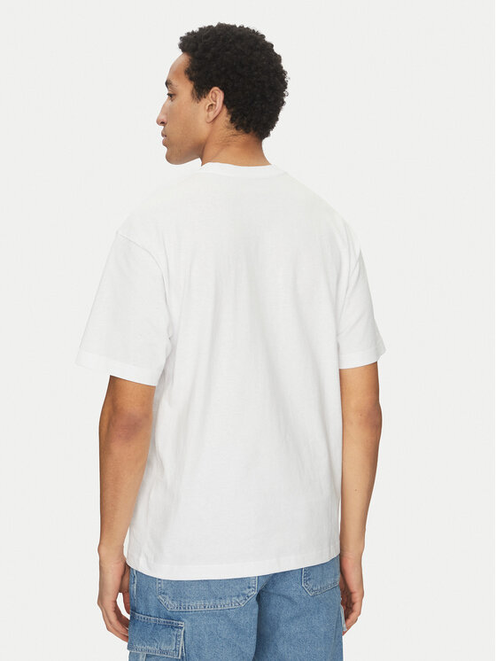 Vans Vans Póló Left Chest II VN000P1P Fehér Loose Fit