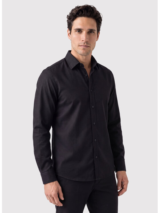 Pako Lorente Pako Lorente Koszula P26WN-1X-029 Czarny Slim Fit