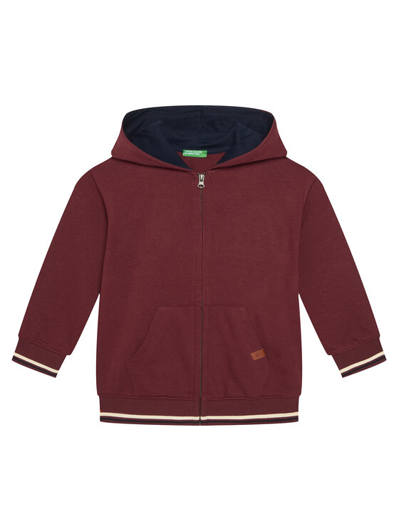United Colors Of Benetton United Colors Of Benetton Mikina 32N4C505B Bordó Regular Fit