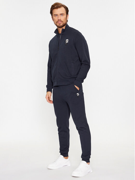 KARL LAGERFELD KARL LAGERFELD Pantaloni trening 705896 500900 Bleumarin Regular Fit