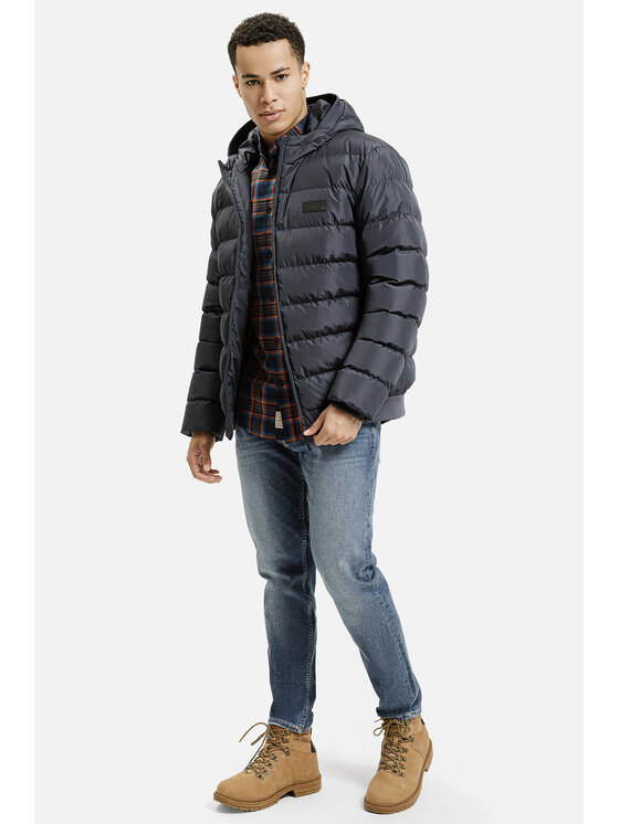 Cross Jeans Cross Jeans Koszula 35626-001 Granatowy Regular Fit